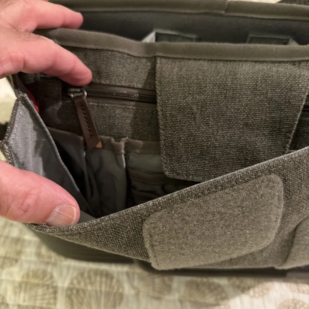Think Tank Photo Retrospective 7M Pinestone Gray Canvas Camera Bag With Inserts